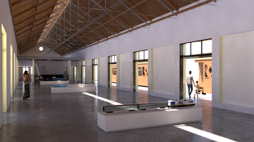 Obras do futuro Museu Ferroviário de Santos avançam no Valongo