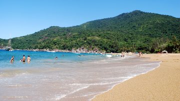 Praia do Curral em Ilhabela, litoral de São Paulo
