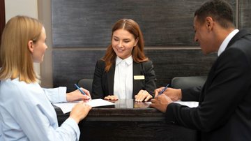 Recepcionista de hotel