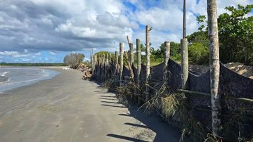 Avanço do mar: obras emergenciais em cidade do litoral de SP chegam à reta final