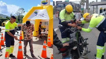 CNL distribui antenas 'corta linha/pipa' em ações de prevenção no litoral de SP