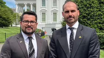 Eduardo Bolsonaro e Paulo Figueiredo são denunciados pela PGR