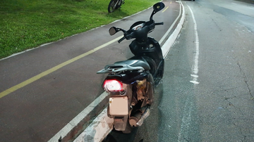 Motociclista morre após colisão com carro na via Expressa Sul, em Praia Grande