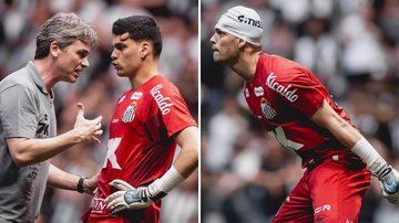 Por que goleiro do Santos ficou em campo após tomar joelhada na cabeça? Santos explica