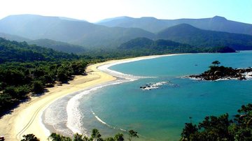 Praia de Castelhanos, em Ilhabela