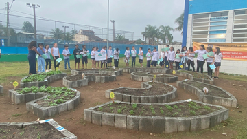 Programa Clorofila celebra 33 anos com ações em escola de Bertioga