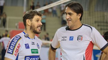 Rodrigão e Bruninho do vôlei