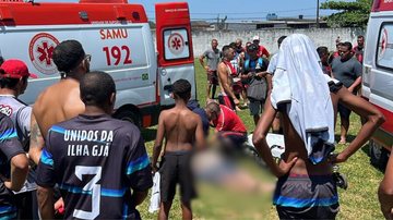 Parada cardíaca tira a vida de jogador em partida de futebol amador no litoral de SP