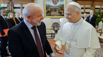 Lula se reúne no Vaticano com o papa Leão XIV
