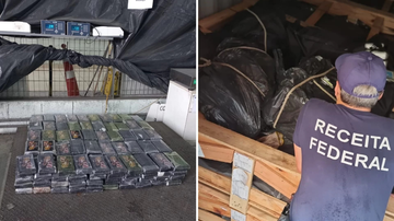Receita Federal encontra 218 quilos de cocaína em contêiner no Porto de Santos
