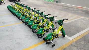 Bike Santos oferece bicicletas infantis para passeio em família no feriado