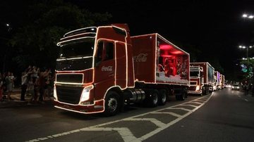 Caravana de Natal da Coca-Cola 2025 chega em Santos, nesta semana