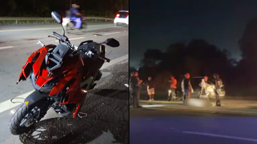 Motociclista morre em acidente ao tentar conversão proibida no Guarujá