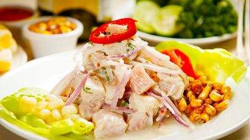 Ceviche, originário do Peru