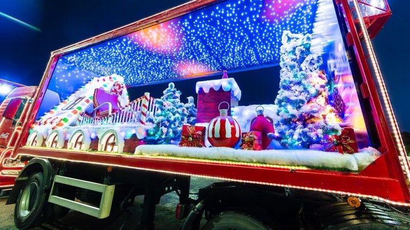Litoral paulista entra na rota da Caravana de Natal da Coca-Cola 2025