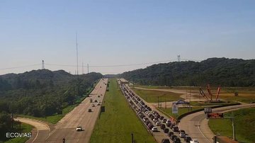 Veja a situação das rodovias do litoral paulista na manhã deste sábado (29)
