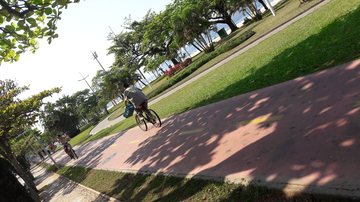 ciclovia em Santos