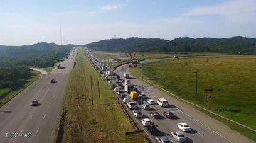 Confira a situação das rodovias do litoral paulista na manhã desta terça (23)