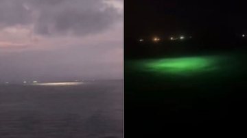 Luzes misteriosas no mar de Santos: entenda o que é fato e o que é fake
