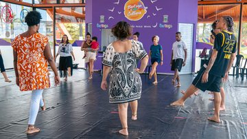 Oficina em Bertioga explora ancestralidade na dança afro no bairro Boraceia