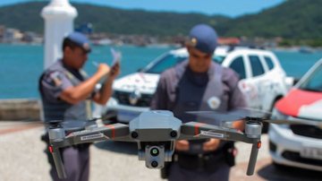 Orla do litoral paulista tem segurança reforçada com 150 drones