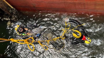 PF encontra 100 kg de cocaína escondidos em navio no Porto de Santos
