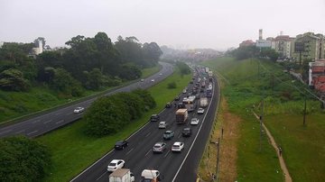 Veja a situação das rodovias do litoral paulista na manhã desta segunda (8)