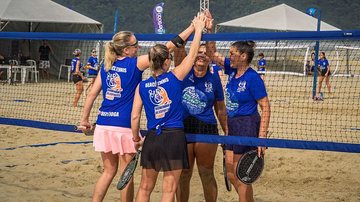 Beach tennis estreia no Bertioga Verão é Top com torneio de 3 dias