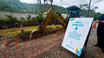 Bertioga e Sabesp iniciam obras de ampliação da rede de água no Caiubura