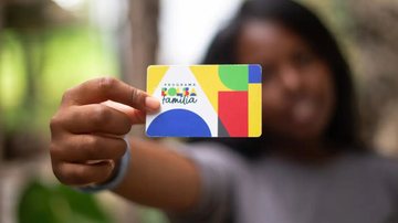 Cartão do Bolsa Família utilizado para saque e movimentação do benefício de fevereiro de 2026