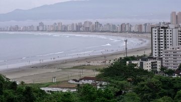 Corpo é encontrado na faixa de areia do bairro Maracanã, em Praia Grande