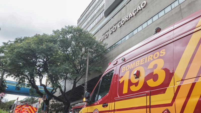 Fogo atinge prédio do Incor após retorno de energia na região