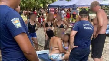 GCM aplica Heimlich e salva mulher engasgada com lacre de latinha no litoral de SP