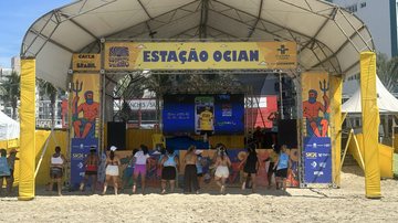 Arena Ocian recebe visitantes que optam por permanecer nas áreas cobertas