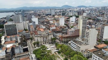 Prédios da cidade de Santos