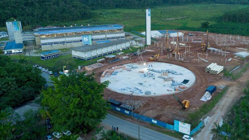 Sabesp investe R$ 85 milhões para ampliar um dos reservatórios da Baixada Santista