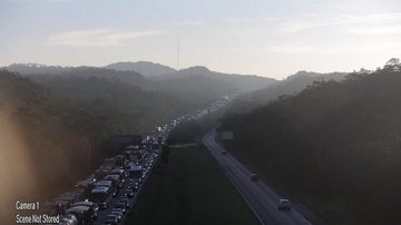 Saída antecipada do litoral congestiona rodovias rumo à Capital com mais de 20 km