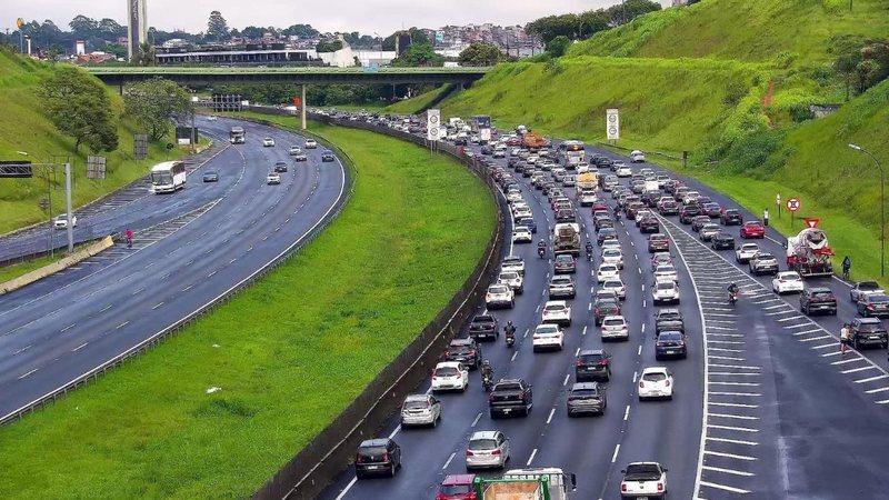 Veja como estão as rodovias do litoral paulista na manhã desta segunda (19)
