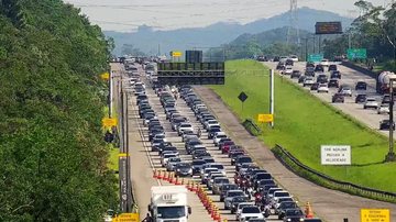 Veja como estão as rodovias do litoral paulista na manhã deste domingo (11)
