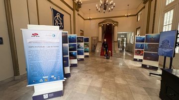 Exposição leva belezas da Laje de Santos ao Centro Histórico da cidade