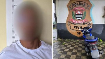 Falso motociclista de app é preso por agredir e roubar passageiro em Cubatão