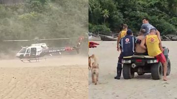 Família com duas crianças se afoga após ser arrastada por onda em praia de Ilhabela