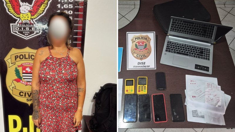 Investigada conhecida como 'Malévola' é presa em Itanhaém por coordenação em organização criminosa