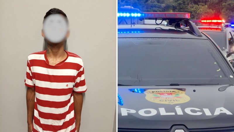 Jovem é preso em flagrante enquanto vendia drogas à beira da linha férrea em São Vicente