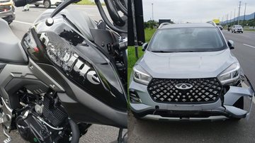 Motociclista morre após ser atropelado na Padre Manoel da Nóbrega