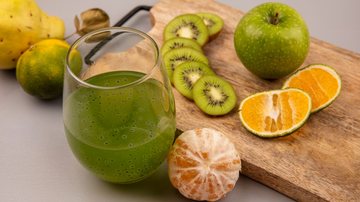 Suco rico em fibras