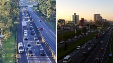 Trechos do Sistema Anchieta-Imigrantes (SAI) afetados pelo excesso de veículos