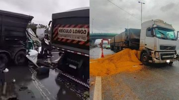 Dois acidentes são registrados na Cônego Domênico Rangoni na manhã desta segunda (9)