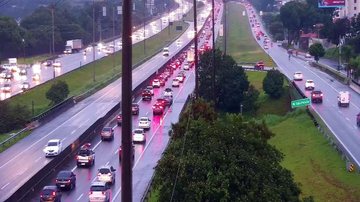 Congestionamento em trecho do Sistema Anchieta-Imigrantes (SAI)