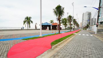 nova orla em Mongaguá